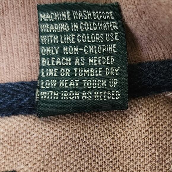 Vintage 1990's American Outpost Short Sleeve Brown Polo Men's Size Small - Picture 8 of 8